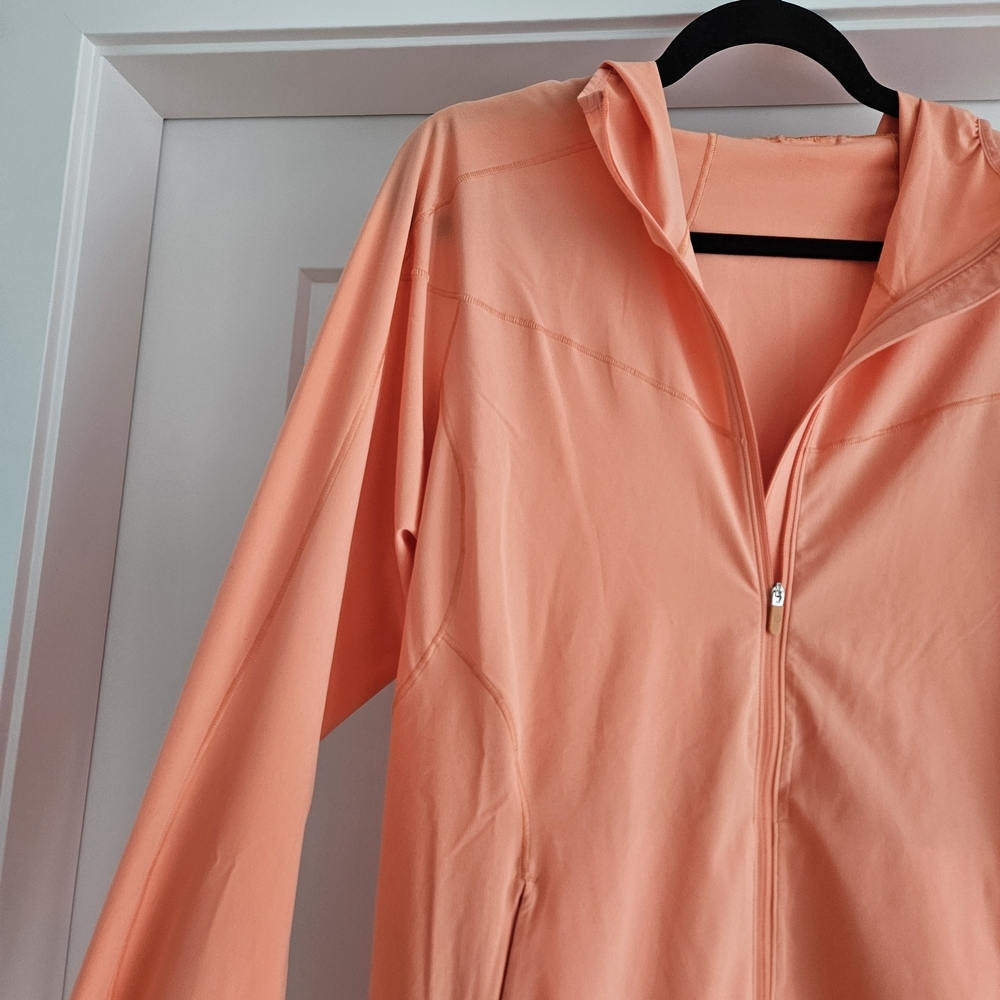 lululemon athletica Mist Over Windbreaker Apricot Color Size 14 - Picture 2 of 9